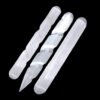 Himalayan Glow 1063 WBM Selenite Healing Crystals, 2 Wands with Single Massage Stick – 3 Count
