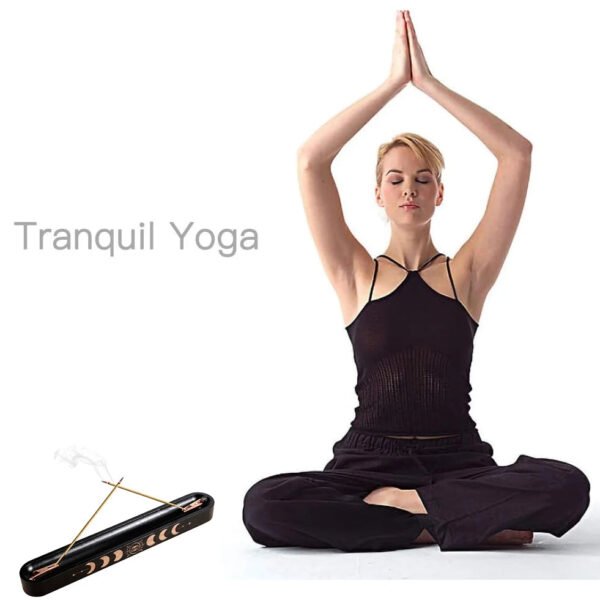 Wooden incense rack. Used for home decoration. Meditation Yoga