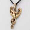 Bronze Lilith Pendant - Dryad Design Sumerian Demon Goddess Wiccan Pagan Jewelry