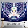 Vibrant Mandala Buddha 7 Chakra Tapestry – Elevate Your Space with Boho Bliss and Spiritual Serenity