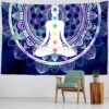 Vibrant Mandala Buddha 7 Chakra Tapestry – Elevate Your Space with Boho Bliss and Spiritual Serenity