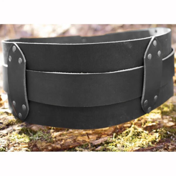 Medieval Larp Viking Warrior Wide Belt Waist Guard Armor Ancient Greece Rome King Double Layer Girdle Monarch Waistband For Men