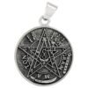 Sterling Silver Tetragrammaton Pentagram Pentacle Pendant