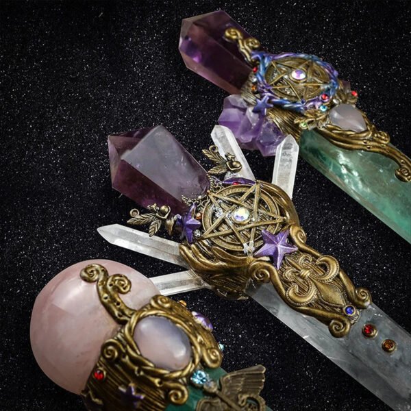 Crystal Wands: Hand-Carved Natural Amethyst Unlock The Magick