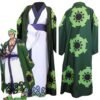 Zoro Costume One Piece Cosplay Kimono Robe Full Suit Halloween Carnival Trafalgar Law Cosplay Costume Kimono Robe