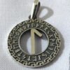 Viking Talisman Pendant Viking Rune Amulet Tyr Necklace Occult Jewelry