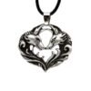 Celtic Antique Silver Celtic Wolf Pack Love Pendant Necklace Ancient Treasures Ancientreasures Viking Odin Thor Mjolnir Celtic Ancient Egypt Norse Norse Mythology