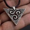 Celtic Sterling Silver Pendant with Triskele Symbol Ancient Treasures Ancientreasures Viking Odin Thor Mjolnir Celtic Ancient Egypt Norse Norse Mythology