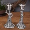 Santa Maria metal candle holders candle lantern iron candle holder candle container for candy bar ZT122