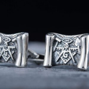 cufflinks-freemason-scoll-sterling-silver-cufflinks-with-masonic-symbols-ancient-treasures-viking-norse-mythology-ancient-egypt-thor-odin-mjolnir-celtic-14434131083330 Freemason Scoll Sterling Silver Cufflinks with Masonic Symbols