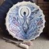 Shaman Drum Tree of Life Decoration Design Handmade Shamanic Drum Siberian Drums Spirit Music with Drumstick Home Ornament