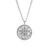 Vintage Talisman Tetragrammaton Pentagram of Solomon Pendant Wicca Necklace Gift
