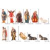 Nativity Scene Christmas Resin Figurines Of Holy Family Classic Christmas Nativity Figurine Set Collection Gifts Party Supplies