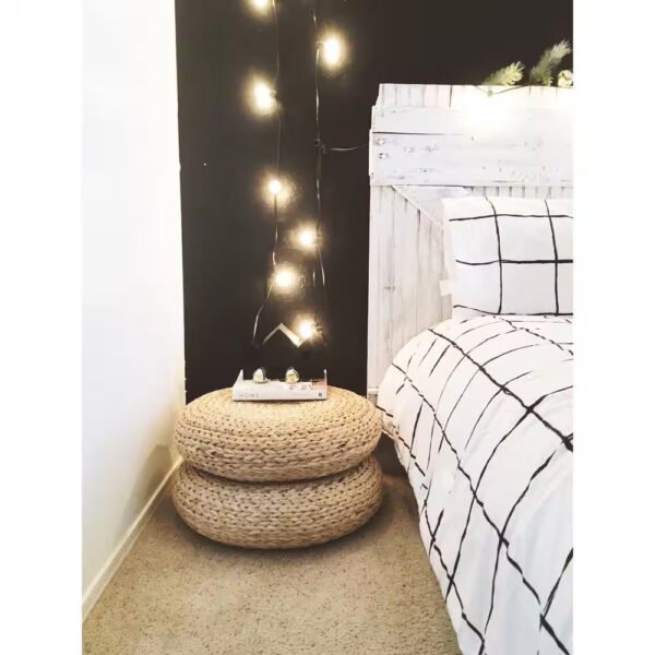 Zander 2-Piece White Plaid Microfiber Twin Comforter Set