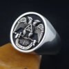 Scottish Rite 32 Degree Mason Freemasonry Masonic 925 Sterling Silver Ring