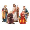Nativity Scene Christmas Resin Figurines Of Holy Family Classic Christmas Nativity Figurine Set Collection Gifts Party Supplies