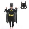 Children Boys Bat Man Costume Batboy Fancy Dress Tutu Super Kids Hero Cosplay Halloween Costume Outfits Comic Masquerade Evening