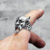 316L Stainless Steel Vampire Men Ring Punk HipHop Retro Eastern Europe Mythology for Biker Male Boy