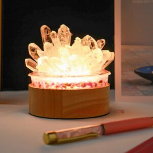 Natural Clear Quartz Crystal Singel Point DIY Crystal Lamp reiki healing home decor mineral specimen collection