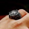 Horus Eye Ring – Men's Punk Jewelry, Ancient Egypt Pharaoh Symbol