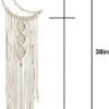 Girls Room Decor Moon Dream Catcher Wall Art for Girls Women Xmas Gifts Moon Room Decor Boho Tapestry for Girl Macrame Wall Hanging Dreamcatcher Girls Gift Wall Decor Moon Gift
