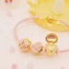 925 Sterling Silver Anime Sailor Moon Gold Color Charms Beads For Bracelet Bangle Charms DIY Jewelry Making Sailor Fans Gift
