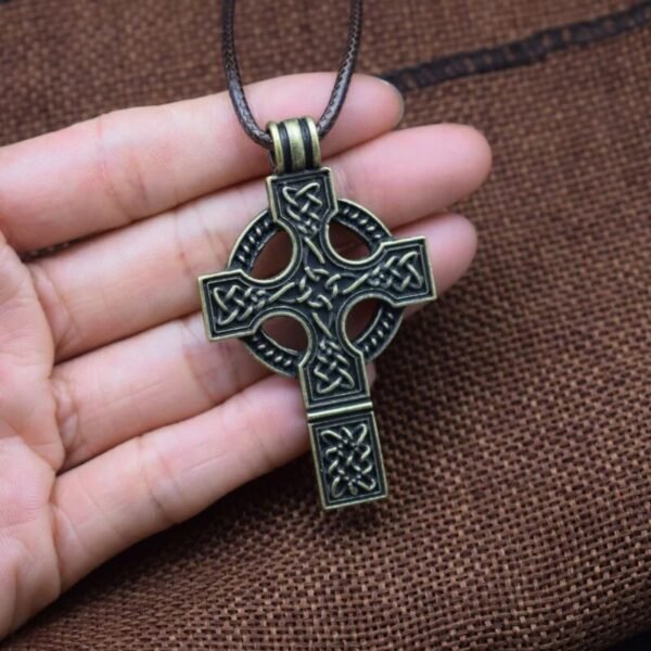 Celtics Knot Cross Pendant Necklace Christian Jewelry Religious Amulets Gift