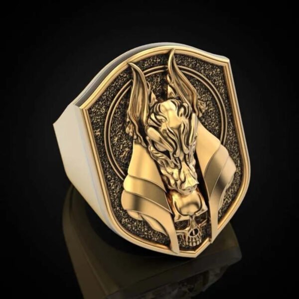 Anubis Egyptian Ring