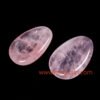 Magicun Stone~1PC  Natural Rose Quartz Thumb massage stone Gemstone Crafts  Wood Magic Stone Ornament Gifts