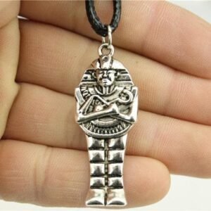 Egypt Pharaoh Necklace Series - Silver Plated Mummy Ancient Treasures Ancientreasures Viking Odin Thor Mjolnir Celtic Ancient Egypt Norse Norse Mythology