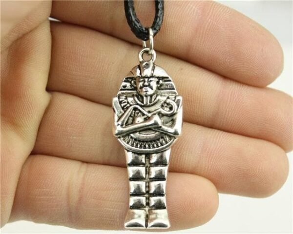 Egypt Pharaoh Necklace Series - Silver Plated Mummy Ancient Treasures Ancientreasures Viking Odin Thor Mjolnir Celtic Ancient Egypt Norse Norse Mythology