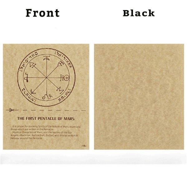 Magic Writing Solomon Seal & Pentacle Design for Witchcraft