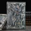 3D Three-dimensional Dragon A5 Notebook European Retro Thickened Pu Embossed Notepad Diary Business Gift Office Supplies