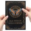 Vintage Notebook Multi-Purpose Retro Witch Spellbook Real Spells Notebook Halloween Decor & Occult Prop