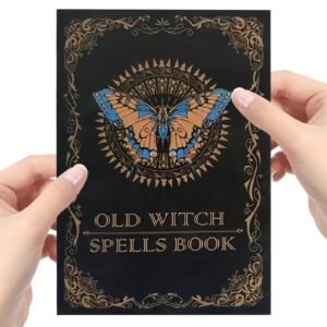 Vintage Notebook Multi-Purpose Retro Witch Spellbook Real Spells Notebook Halloween Decor & Occult Prop