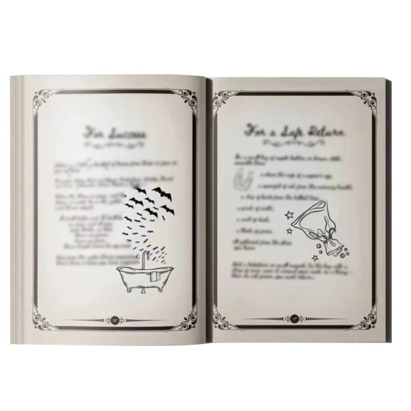 Vintage Notebook Multi-Purpose Retro Witch Spellbook Real Spells Notebook Halloween Decor & Occult Prop
