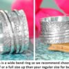 925 Sterling Silver Spinner Flowers Ring for Women Fidget Anxiety Relief Ring Band