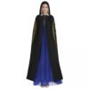 Spirit Talking Board Hooded Cloak Polyester Unisex Witch Cape Costume Accessory
