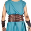 Steampunk Medieval Gladiator Leather Armor Belt Celtic Knight Waistband Viking Pirate Cosplay Costume Props Waist Accessory Men