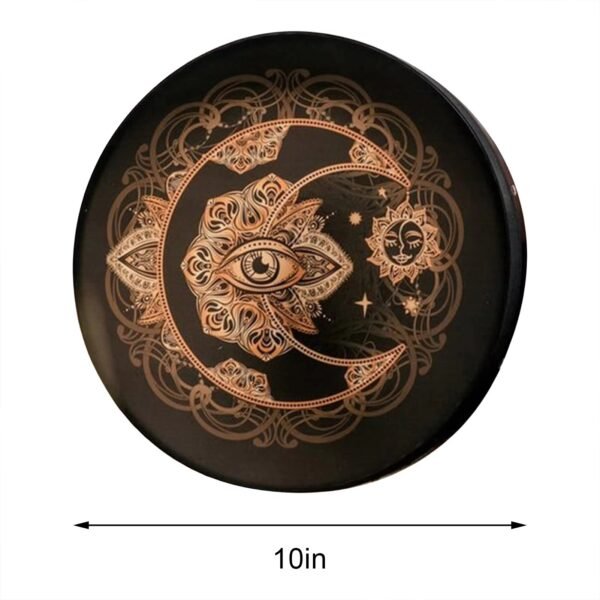 Shaman Drum Tree of Life Decoration Design Handmade Shamanic Drum Siberian Drums Spirit Music with Drumstick Home Ornament