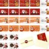 Christmas Cards with Envelopes - 24 Happy Holiday Cards with Envelopes Holiday Greeting Cards Bulk Set Christmas Cards Assortment 4" X 6" (Cartoon - 6 Designs)