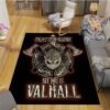 Pangan Wicca Vikings Pattern Floor Mats Soft Rug Area Carpet Living Room Carpet Bedroom Geometric Carpet Non-Slip Mat