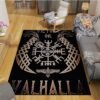 he Vikings Pattern Floor Mats Soft Rug Area Carpet Living Room Carpet Bedroom Geometric Carpet Non-Slip Mat