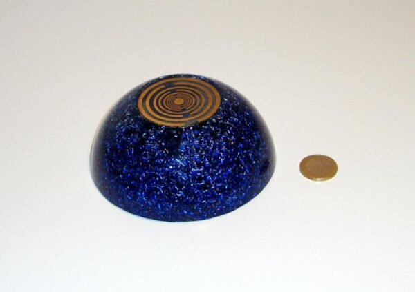 Orgone Energy~Orgone orgonite® medium dome, hemisphere, blue sky, Universe, Galaxy, Cosmos, with Golden Ratio Antennas MWO by Lakhovsky - EMF Protection