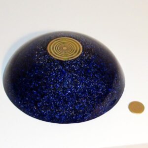 Orgone Energy~Orgone orgonite® large dome, hemisphere, blue sky, Universe, Galaxy, Cosmos, with 2 Golden Ratio Antennas MWO by Lakhovsky - EMF Protection