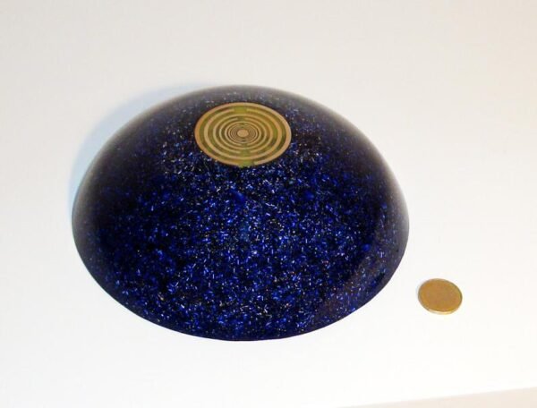 Orgone Energy~Orgone orgonite® large dome, hemisphere, blue sky, Universe, Galaxy, Cosmos, with 2 Golden Ratio Antennas MWO by Lakhovsky - EMF Protection