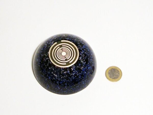 Orgone Energy~Orgone orgonite® mini dome, hemisphere, blue sky, Universe, Galaxy, Cosmos, with 2 MWO Antennas by Lakhovsky, Golden Ratio, EMF Protection