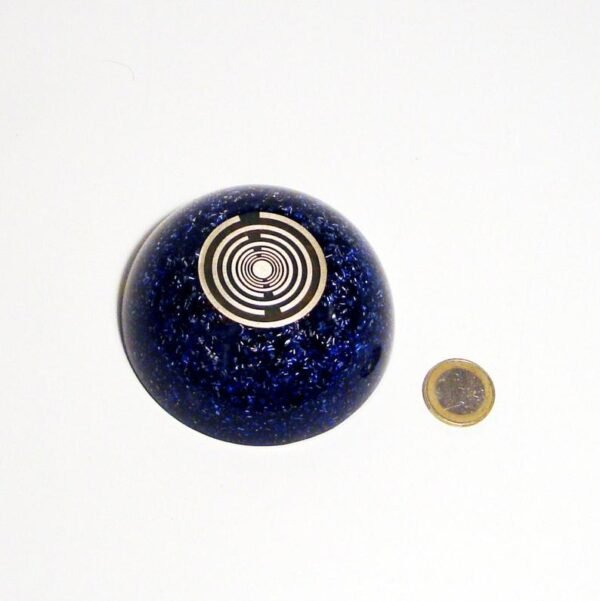 Orgone Energy~Orgone orgonite® mini dome, hemisphere, blue sky, Universe, Galaxy, Cosmos, with 2 MWO Antennas by Lakhovsky, Golden Ratio, EMF Protection