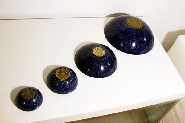 Orgone Energy~Orgone orgonite® large dome, hemisphere, blue sky, Universe, Galaxy, Cosmos, with 2 Golden Ratio Antennas MWO by Lakhovsky - EMF Protection