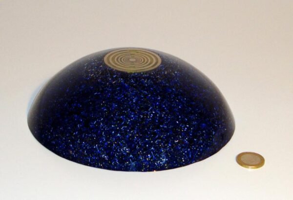 Orgone Energy~Orgone orgonite® large dome, hemisphere, blue sky, Universe, Galaxy, Cosmos, with 2 Golden Ratio Antennas MWO by Lakhovsky - EMF Protection